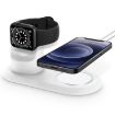2 In 1 Magsafe Charging Stand for Apple Watch/iPhone - White Holder - 5