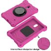 Samsung Galaxy Tab A/Tab 4/Tab E Spider King EVA Case with Strap - Rose Red - 5