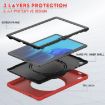 Shockproof Red Case for Samsung Galaxy Tab A7 10.4 2020 with Handle & Pen Slot - 6