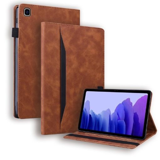 Samsung Galaxy Tab A7 10.4 2020 Leather Case with Holder & Card Slots - 1