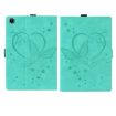 Samsung Galaxy Tab A7 10.4 Love Butterfly Flip Leather Case Green - 4