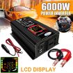 Tang III 6000W 12V to 220V Car Power Inverter with LCD & USB - Black - 2