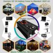 Tang III 6000W 12V to 220V Car Power Inverter with LCD & USB - Black - 7