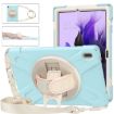 Samsung Galaxy Tab S7 FE/S7+/S9+/S8+ Ice Blue Protective Case with Strap - 2