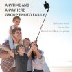 Q02S Fill Light Bluetooth Selfie Stick Tripod Phone Holder - Black - 8