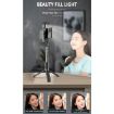 Q03S Fill Light Bluetooth Selfie Stick Tripod Phone Holder - Black - 2