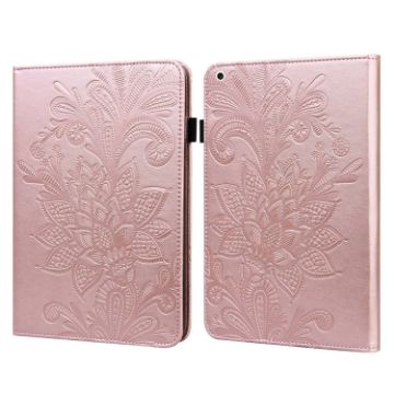 Rose Gold Lace Flower Leather Case for iPad Pro 10.5/10.2 with Holder - 1