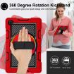 Shockproof Red+Black Case for Samsung Galaxy Tab A7 10.4 (2020) T500/T505 - 3