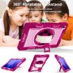 Shockproof Silicone+PC Case for Samsung Galaxy Tab A7 10.4 (2020) Rose Red - 6