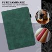 Samsung Galaxy Tab A7 10.4 2020 Lace Flower Flip Leather Case Green - 7