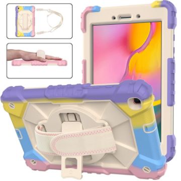 Shockproof Case for Samsung Galaxy Tab A 8.0 (2019) T290/T295 - Purple - 1