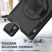 Samsung Galaxy Tab S7 FE 12.4" T730 360 Rotating Cover Black - 4