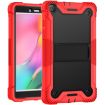 Shockproof Case with Holder for Samsung Galaxy Tab A 8.0 2019 - Red/Black - 2