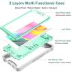 Samsung Galaxy Tab A 8.0 2019 Shockproof Case with Holder Gray/Green - 5