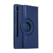 Samsung Galaxy Tab S7 FE T730 Blue Litchi Texture 360 Leather Case - 3
