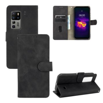Ulefone Armor 11T 5G Black PU Leather Case with Holder & Card Slots - 1