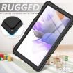 Samsung Galaxy Tab S7 FE 12.4" 2021 Shockproof Case with Holder & Strap - 6