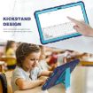 Samsung Galaxy Tab A7 T500 Shockproof Case with Holder - NavyBlue/Blue - 7