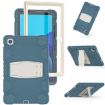 Samsung Galaxy Tab A7 T500 Shockproof Case with Holder - Cornflower Blue - 3