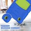 Samsung Galaxy Tab A7 T500 Shockproof Case with Holder - Blue/Lime - 6