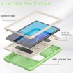 Samsung Galaxy Tab A7 T500 Shockproof Case with Holder - Matcha Green - 4
