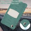 Samsung Galaxy Tab A7 T500 Shockproof Case with Holder - Emerald Green - 5