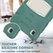 Samsung Galaxy Tab A7 T500 Shockproof Case with Holder - Emerald Green - 6