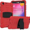Samsung Galaxy Tab A8.0 2019 T290 Shockproof Case Red+Black Holder - 1