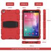 Samsung Galaxy Tab A8.0 2019 T290 Shockproof Case Red+Black Holder - 4