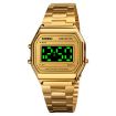 SKMEI 1646 Gold LED Digital Display Luminous Electronic Watch - 1