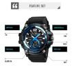 SKMEI 1725 Red LED Digital Watch - Three Time Display, Luminous - 5