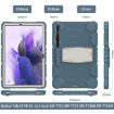 Samsung Galaxy Tab S7+/S7 FE/S8+ 3-Layer Case with Holder - Cornflower Blue - 4