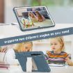 Samsung Galaxy Tab S7+/S7 FE/S8+ 3-Layer Case with Holder - Cornflower Blue - 7