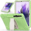 Samsung Galaxy Tab S7+/S7 FE/S8+ 3-Layer Case with Holder - Matcha Green - 2