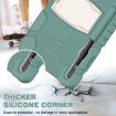 Samsung Galaxy Tab S7+/S7 FE/S8+ 3-Layer Case with Holder - Emerald Green - 6