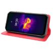 Ulefone Armor 11/11T 5G Red Leather Flip Case with Card Slots & Holder - 6