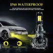 EV15 H7 Car LED Fog Light 2PCS, 3000LM, 30W, 6000K+3000K, IP65, 12LEDs - 5