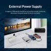 ORICO AT2U3-7AB-GY-BP 7-Port USB HUB with Switches, Aluminum Alloy, US Plug - 6