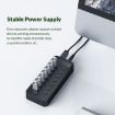 ORICO CT2U3-10AB-WH 10-Port USB HUB with Switches, UK Plug, White - 8