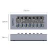ORICO AT2U3-7AB-GY-BP 7-Port USB HUB with Switches, Aluminum, EU Plug - 2
