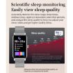 ZX19 Women's Smart Watch: 1.45" HD, IP68, Sleep & Health Monitor, Silver - 7