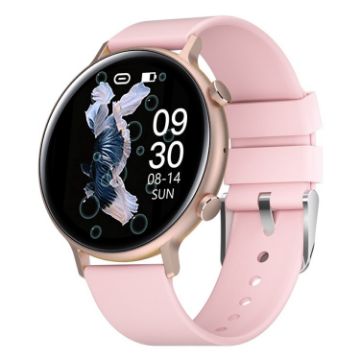 GW33 Pro Smart Watch: 1.3" IPS, Bluetooth 5.1, Waterproof, Pink - 1