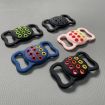 Dual-Color Shockproof Silicone Pet Collar Case for AirTag (Pink Red Green) - 4