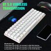 HXSJ L800 61-Key Bluetooth 5.0/2.4G Wireless Wired Mechanical Keyboard - 5