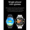 M103 1.35" IPS Smart Watch, IP67 Waterproof, Leather Strap, Black - 9