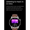 M103 1.35" IPS Smart Watch, IP67 Waterproof, Leather Strap, Brown - 4
