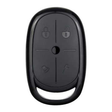 4-Button Electric Garage Door Remote, 433MHZ - Black (AK-K2000812) - 1