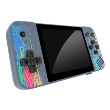 G3 Macaron 3.5" Handheld Game Console - 800 Built-in Games, Grey - 1