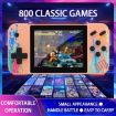 G3 Macaron 3.5" Screen Handheld Console, Dual Players, 800 Games, Pink - 4