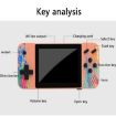 G3 Macaron 3.5" Screen Handheld Console, Dual Players, 800 Games, Pink - 8